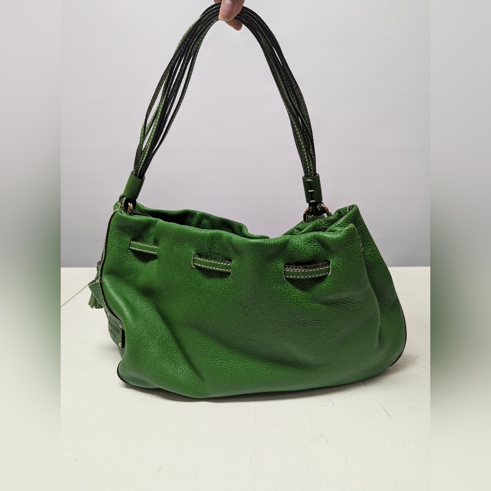 kate spade green leather bag